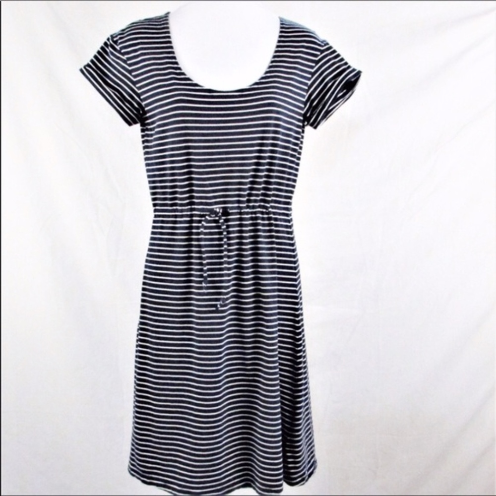 Columbia | Blue White Striped PFG Dress Sz M
